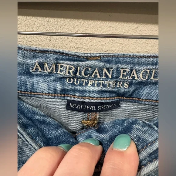 American Eagle Hi-Rise Shortie Next Level Stretch - Picture 4 of 7